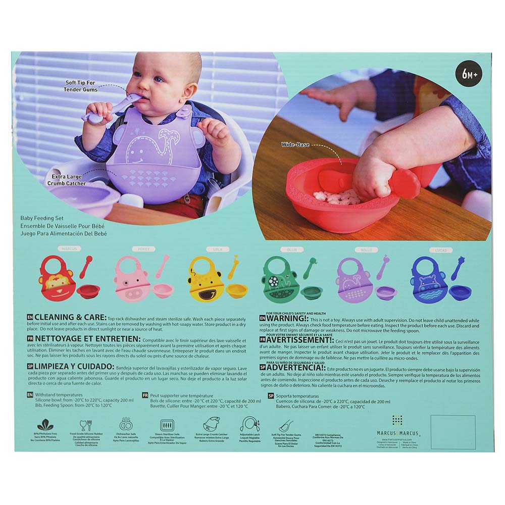 Marcus N Marcus  Baby Feeding Set Ollie Marcus & Marcus Yallatoys