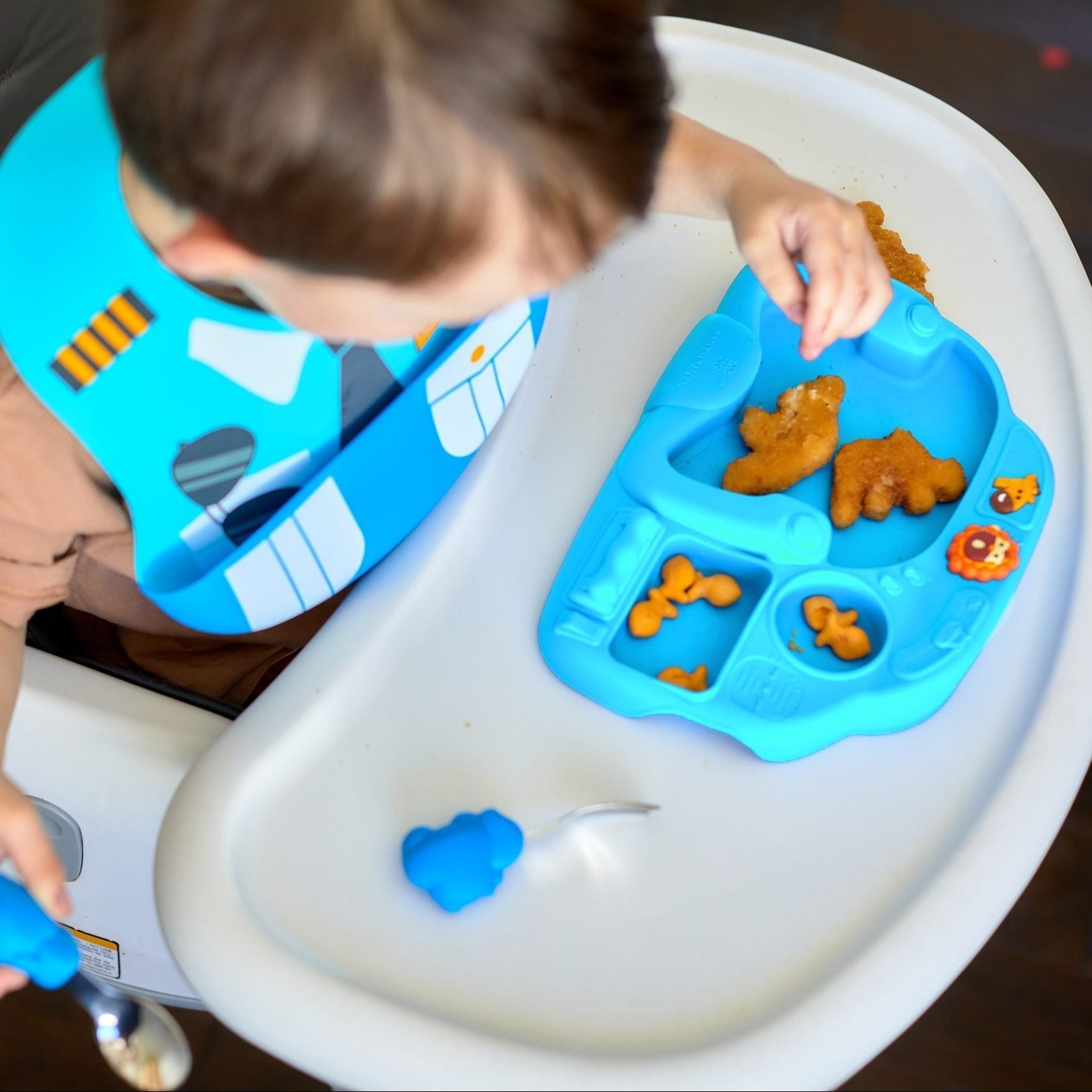 Marcus N Marcus  Creativplate Toddler Meal Time Set  Little Pilot  Lucas Marcus & Marcus Yallatoys
