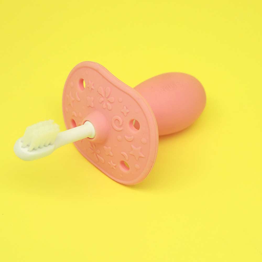 Marcus N Marcus  Palm Grasp Toddler Training Toothbrush  Pink Marcus & Marcus Yallatoys