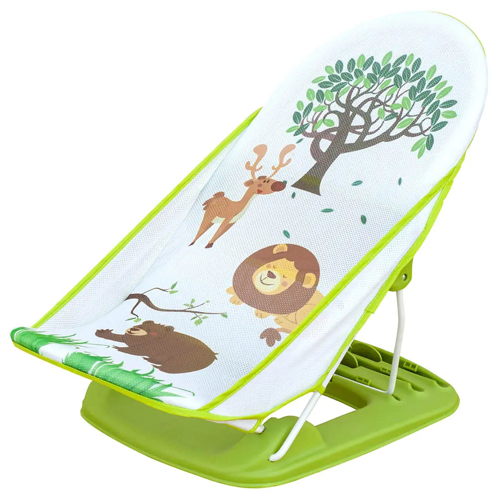 Moon Shower Me Baby Seat & Bather Green Moon Yallatoys