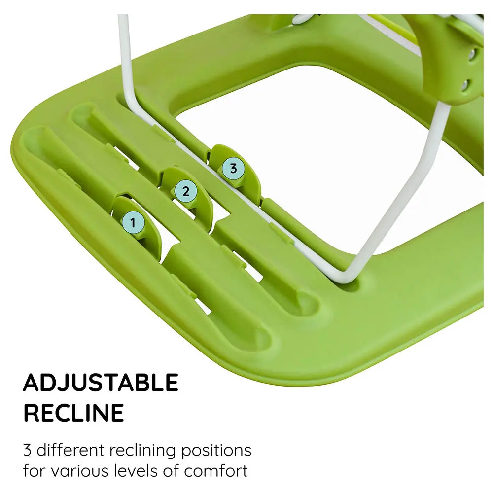 Moon Shower Me Baby Seat & Bather Green Moon Yallatoys