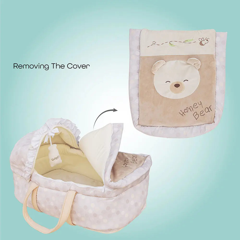 Moon Moses Basket Honey Bear Moon Yallatoys