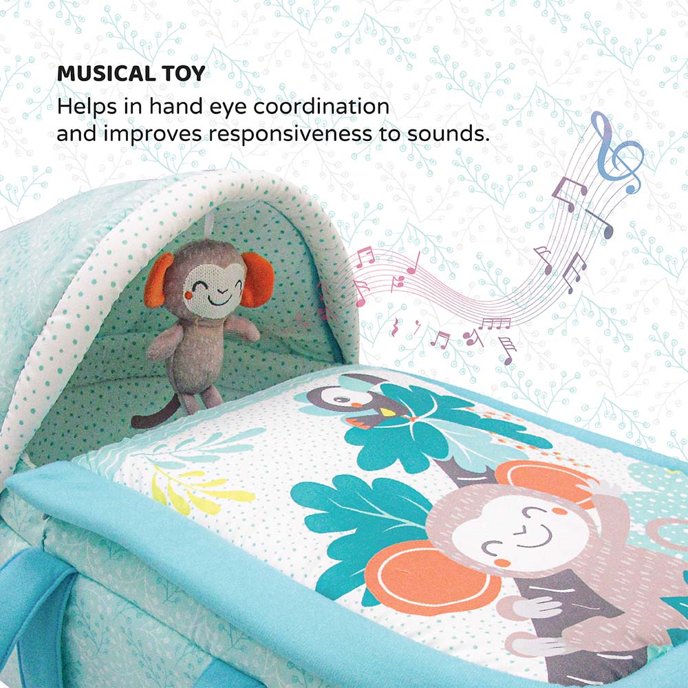 Buy Moon Jungle Friends Moses Basket | Yallatoys.com