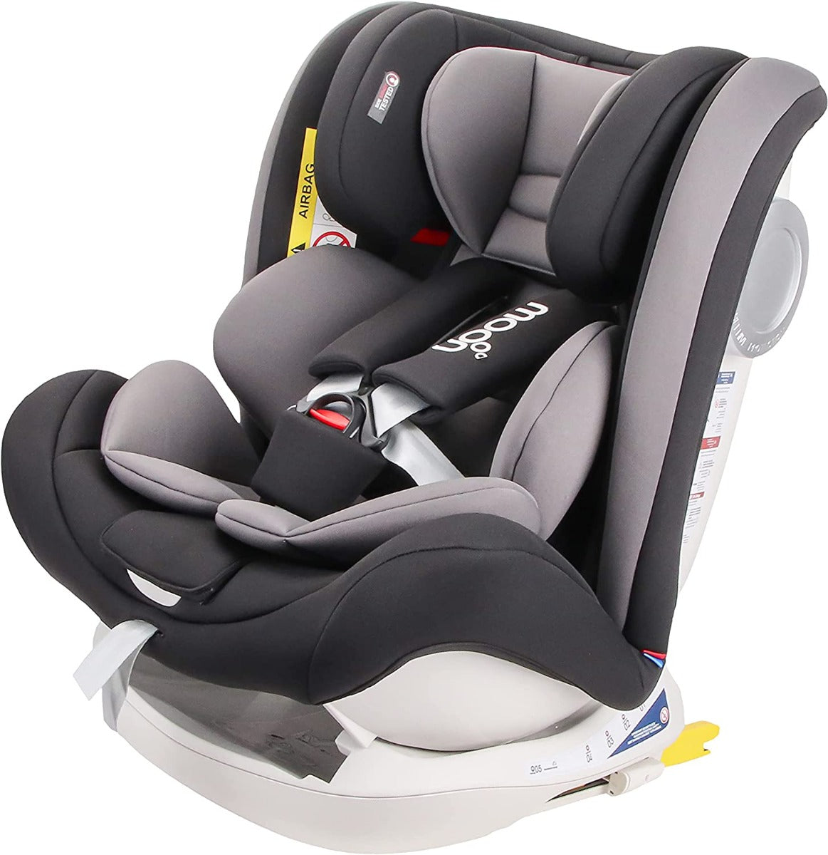 Buy Moon Melhor Convert Combin Car Seat Reclining Isofix Black Group:0+/I/II/III | Yallatoys.com