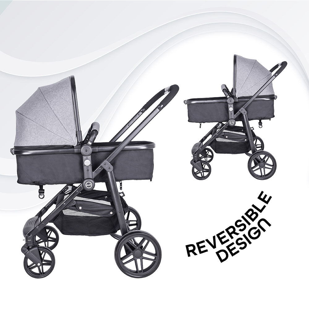 Buy Moon Tres 3 In 1 Travel System Light Grey | Yallatoys.com