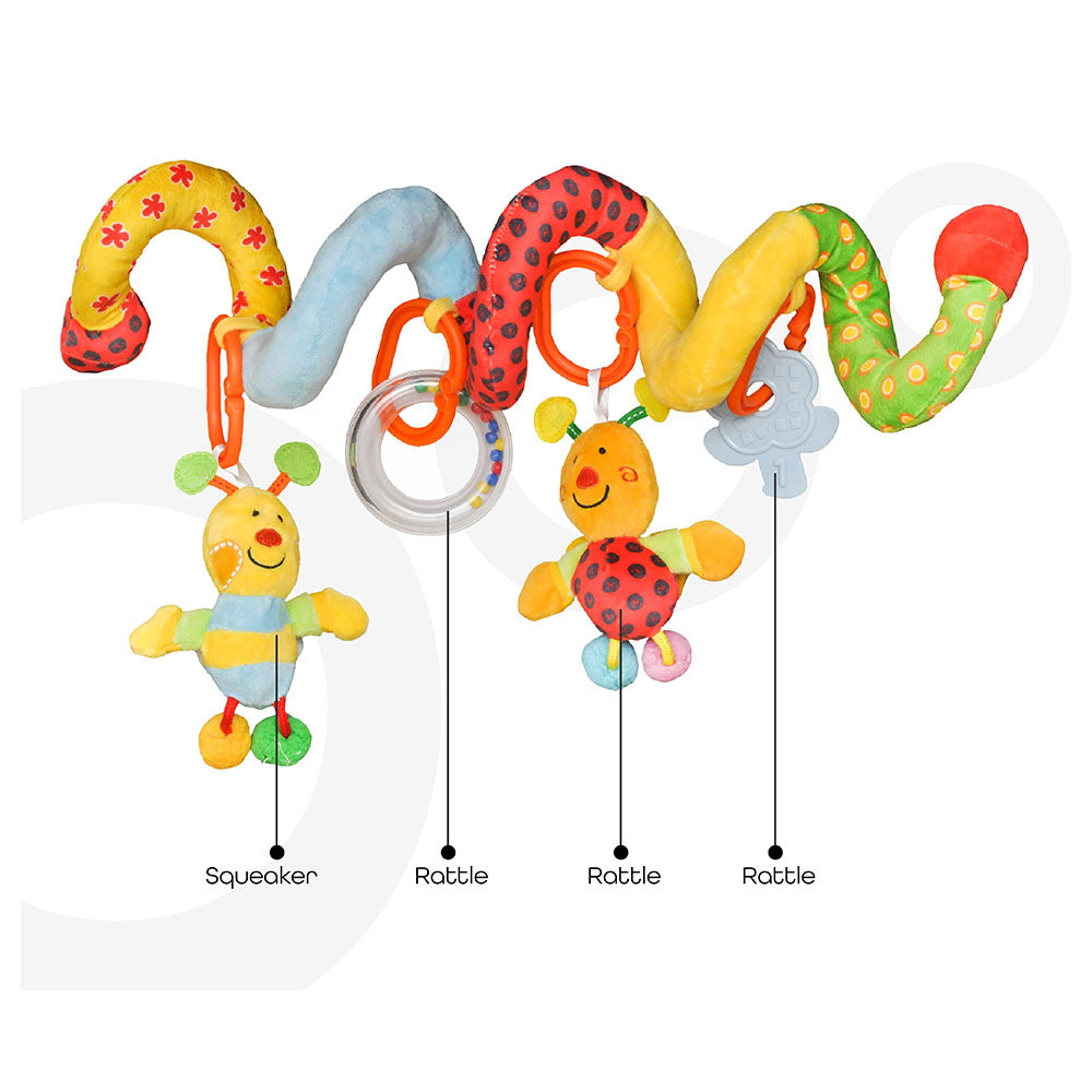 Buy Moon Spiral Activity Hanging Bee Toys For Stroller & Bed | Yallatoys.com