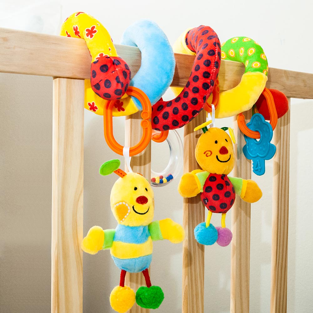 Buy Moon Spiral Activity Hanging Bee Toys For Stroller & Bed | Yallatoys.com