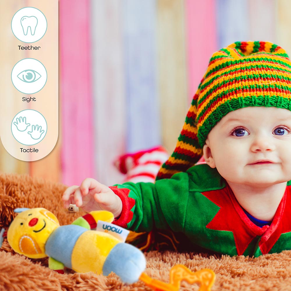 Buy Moon Soft Rattle Toy Bee | Yallatoys.com
