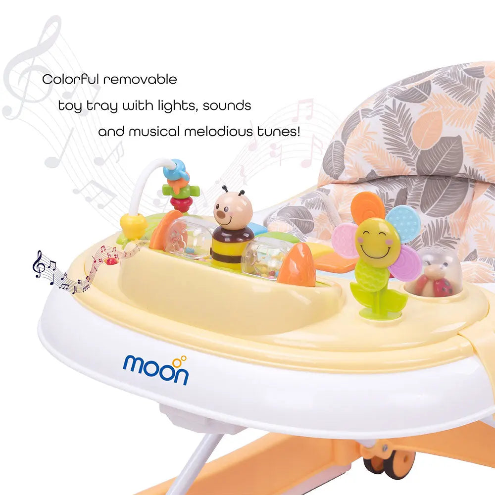 Moon Chase Walker with Music Box Peach Moon Yallatoys