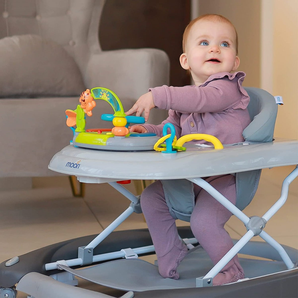 Buy Moon Cruise 4 In 1 Walker Grey | Yallatoys.com