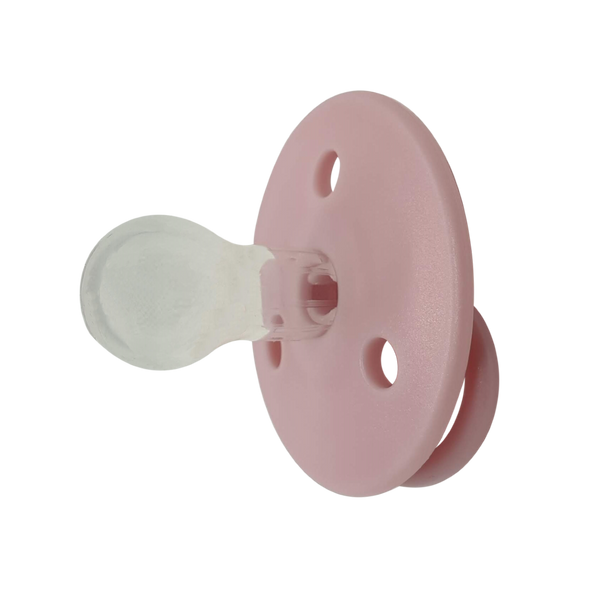 Mininor Round Pacifier Silicone 6m Pink 2pcs Mininor Yallatoys