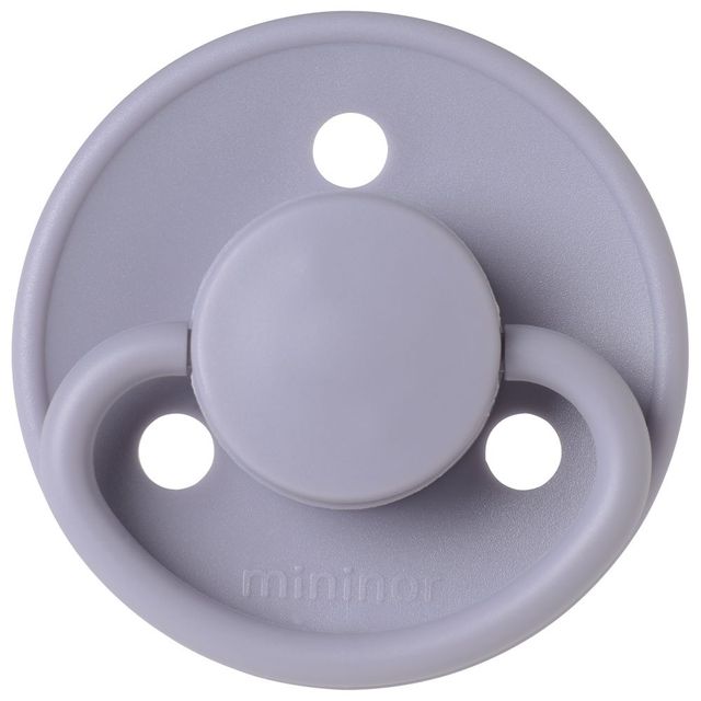 Mininor Round Pacifier Silicone 0m Golden Sand Mininor Yallatoys