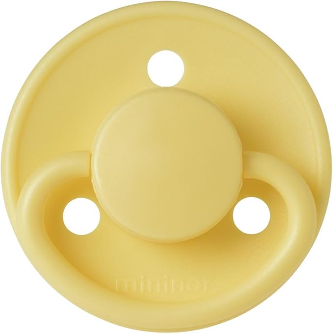 Mininor Round Pacifier Silicone 0m Duckling Mininor Yallatoys