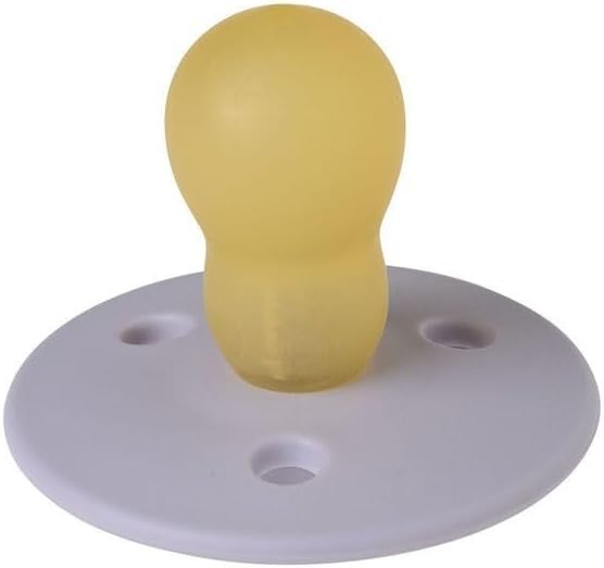 Mininor Round Pacifier Silicone 6m Lilac Flower Mininor Yallatoys