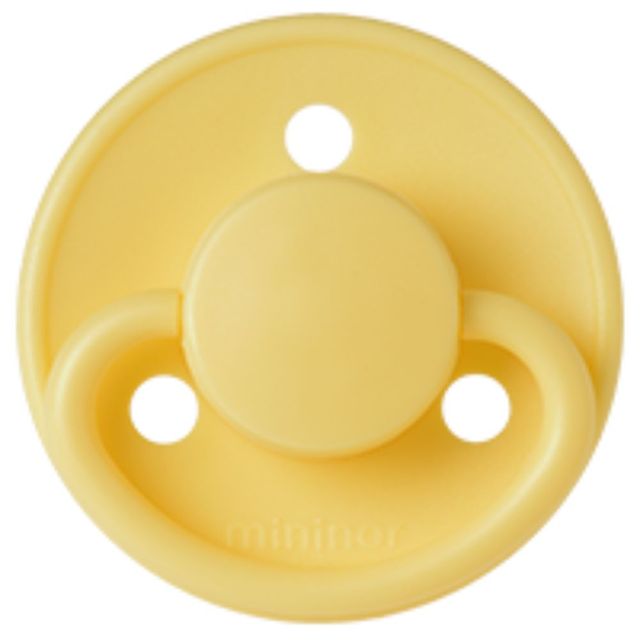 Mininor Round Pacifier Silicone 6m Duckling Mininor Yallatoys