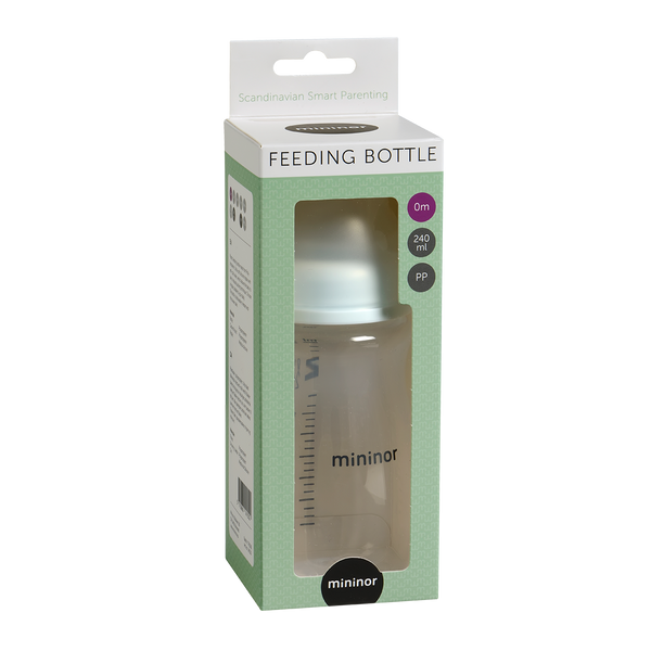 Mininor Pp Feeding Bottle 240ml 0m Mininor Yallatoys