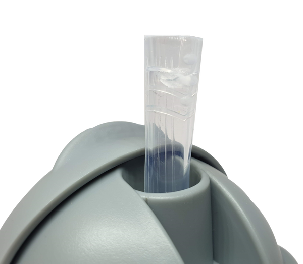 Mininor Straw Bottle Tritan 220ml Grey Mininor Yallatoys