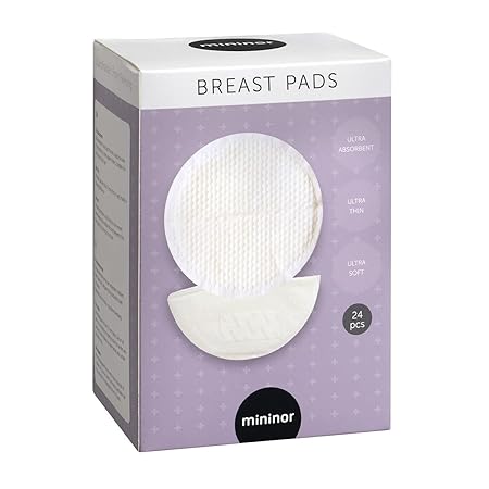 Mininor Breast Pads White 24pcs Mininor Yallatoys