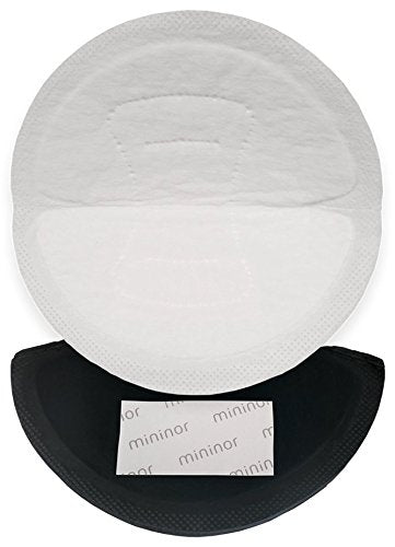 Mininor Breast Pads Black 24pcs Mininor Yallatoys