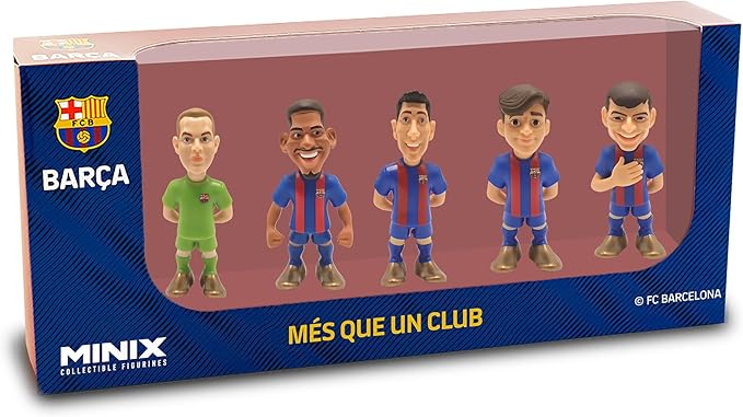 Buy Minix 5 Pack of FC Barcelona Stars | Yallatoys.com