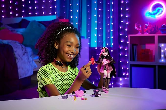 Buy Monster High Doll Draculaura With Pink And Black Hair | Yallatoys.com