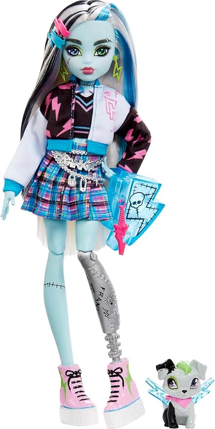 Buy Monster High Doll Frankie Stein With Blue And Black Streaked Hair | Yallatoys.com