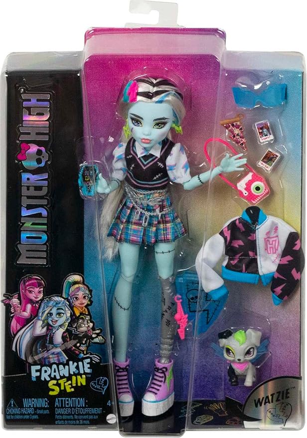 Buy Monster High Doll Frankie Stein With Blue And Black Streaked Hair | Yallatoys.com
