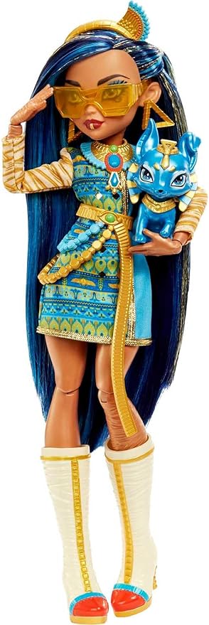 Buy Monster High Doll Cleo De Nile With Blue Streaked Hair | Yallatoys.com