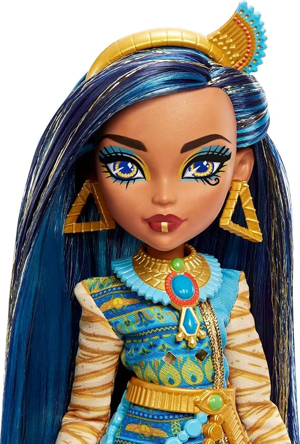 Buy Monster High Doll Cleo De Nile With Blue Streaked Hair | Yallatoys.com