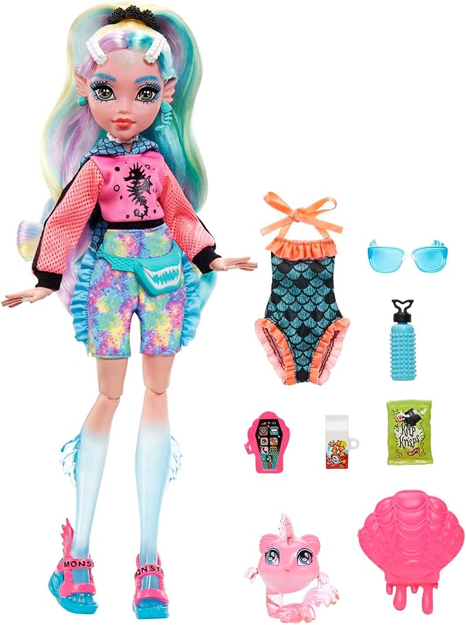 Buy Monster High Doll Lagoona Blue With Colorful Streaked Hair | Yallatoys.com