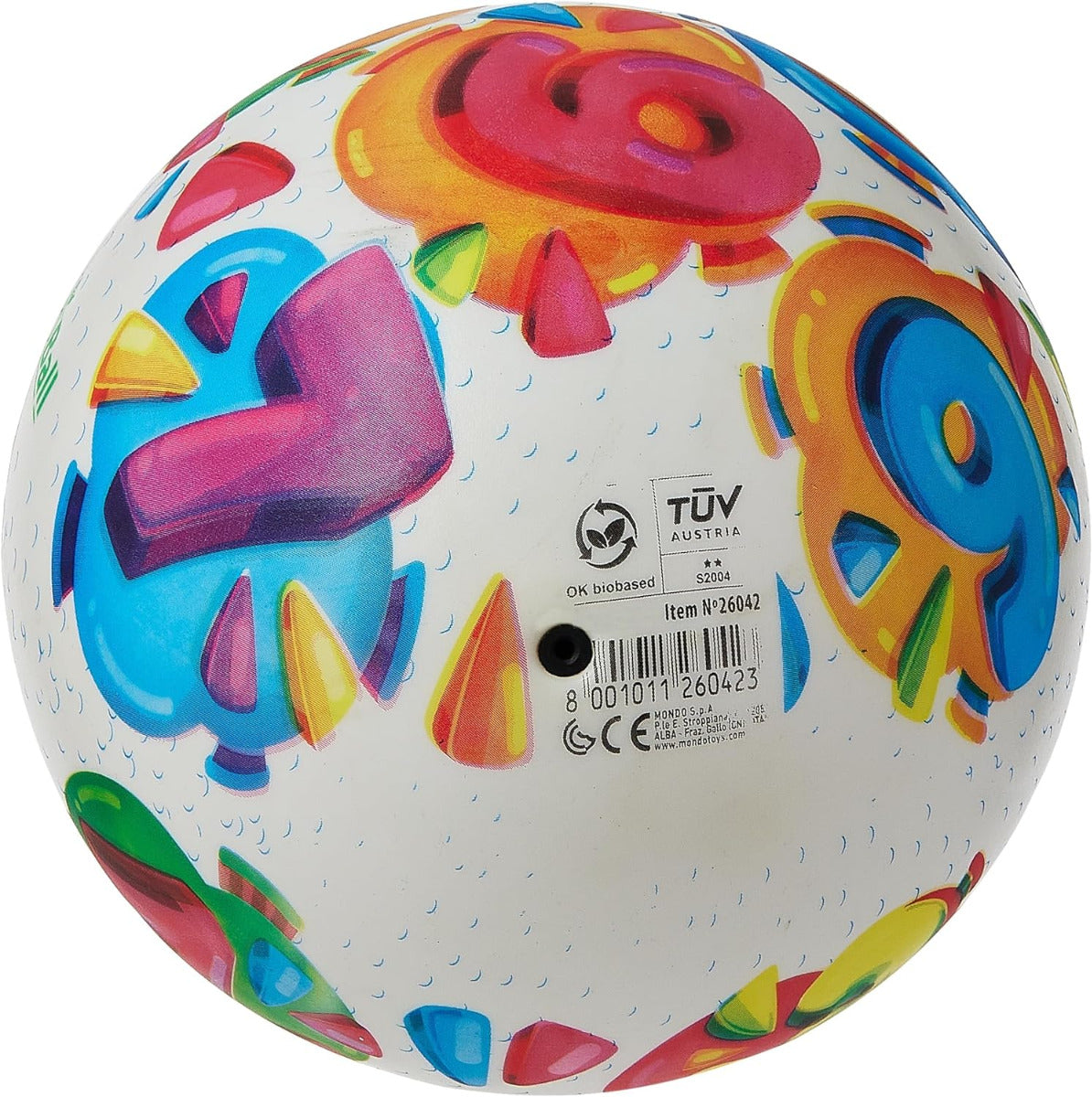 Buy Mondo PVC Bio Ball Numbers 23cm | Yallatoys.com