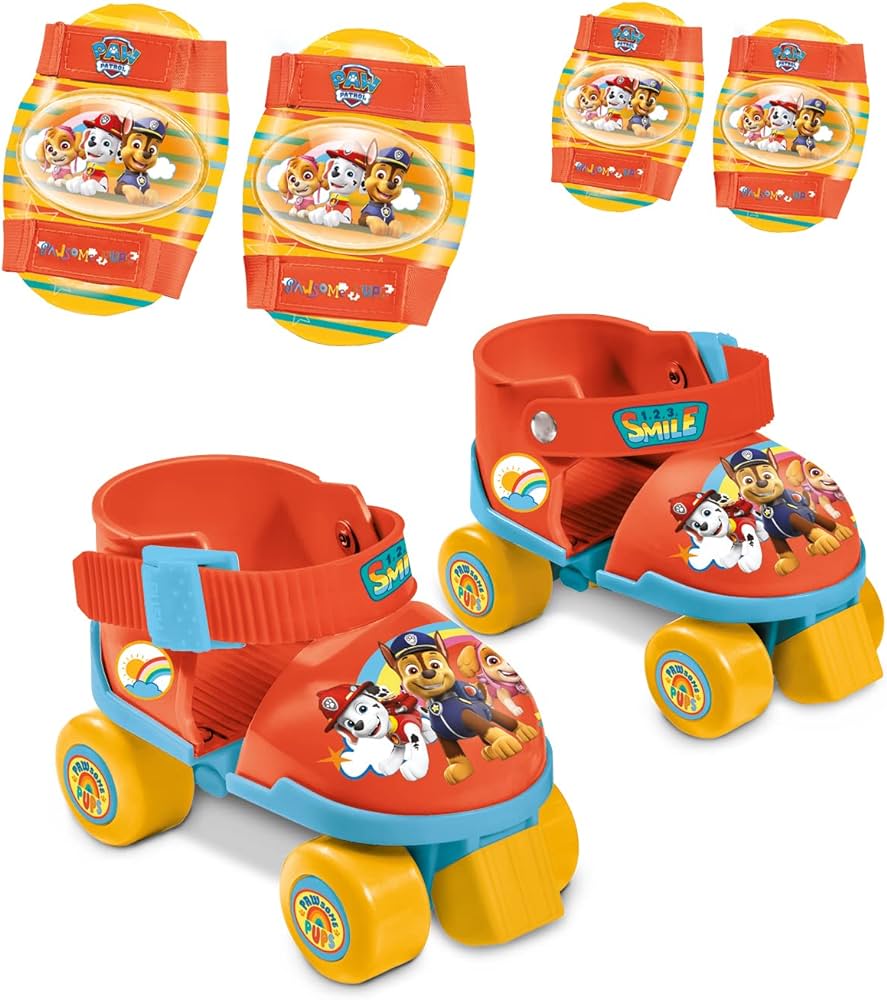 Buy Mondo Paw Patrol Roller Skates with Protection Set Size 22-29 | Yallatoys.com