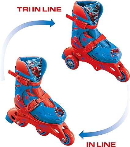 Buy Mondo Roller Tri Inline Skate Set Spiderman | Yallatoys.com