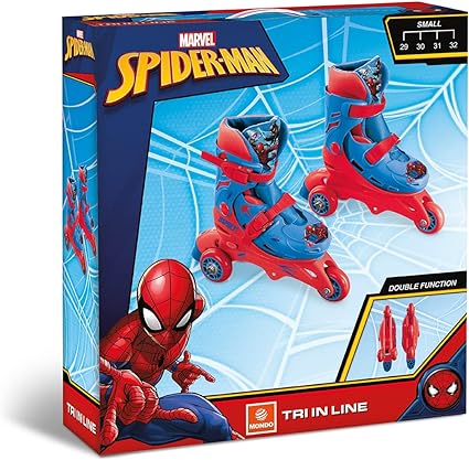 Buy Mondo Roller Tri Inline Skate Set Spiderman | Yallatoys.com