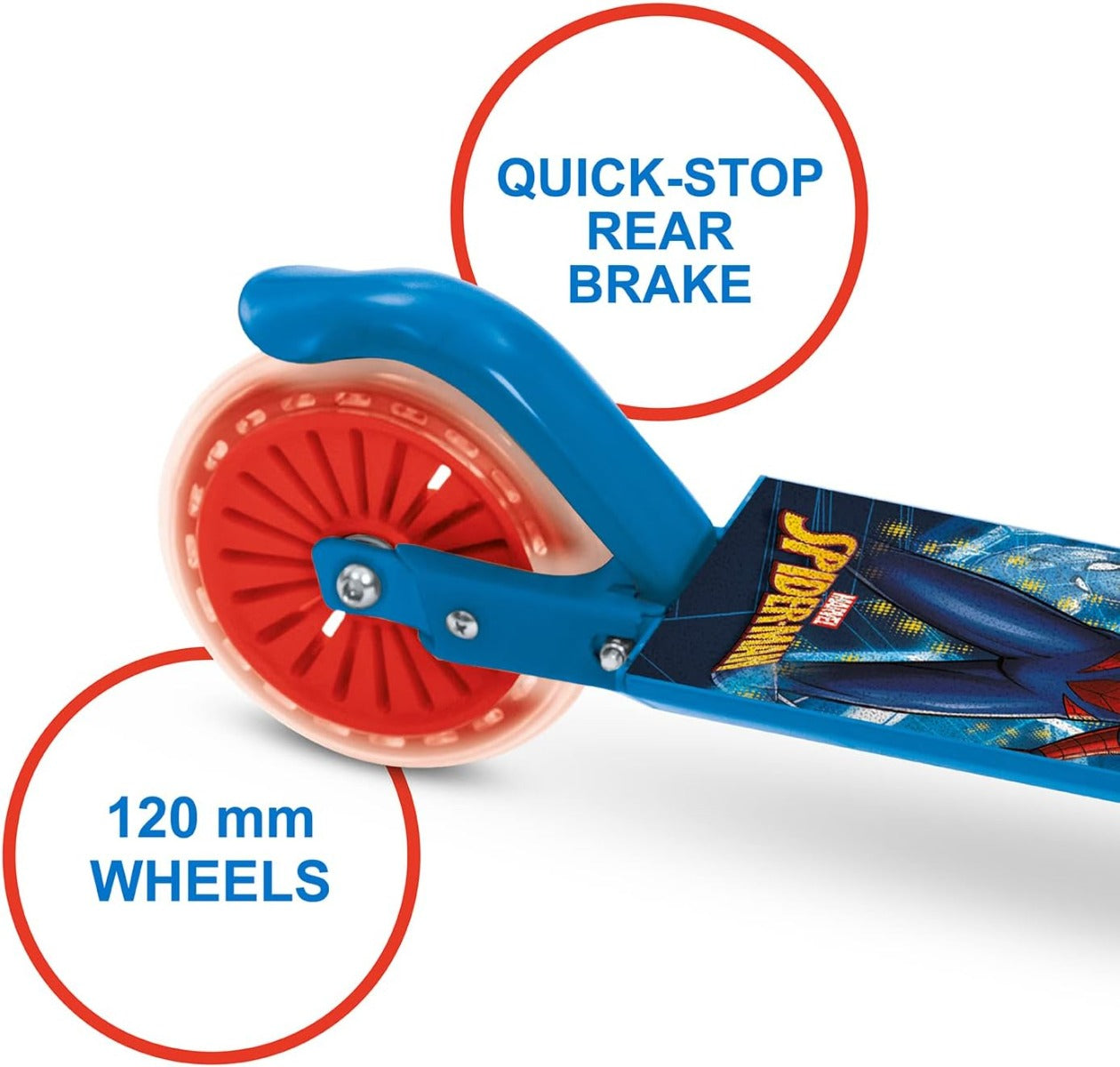 Buy Mondo Spiderman 2 Wheels Scooter | Yallatoys.com