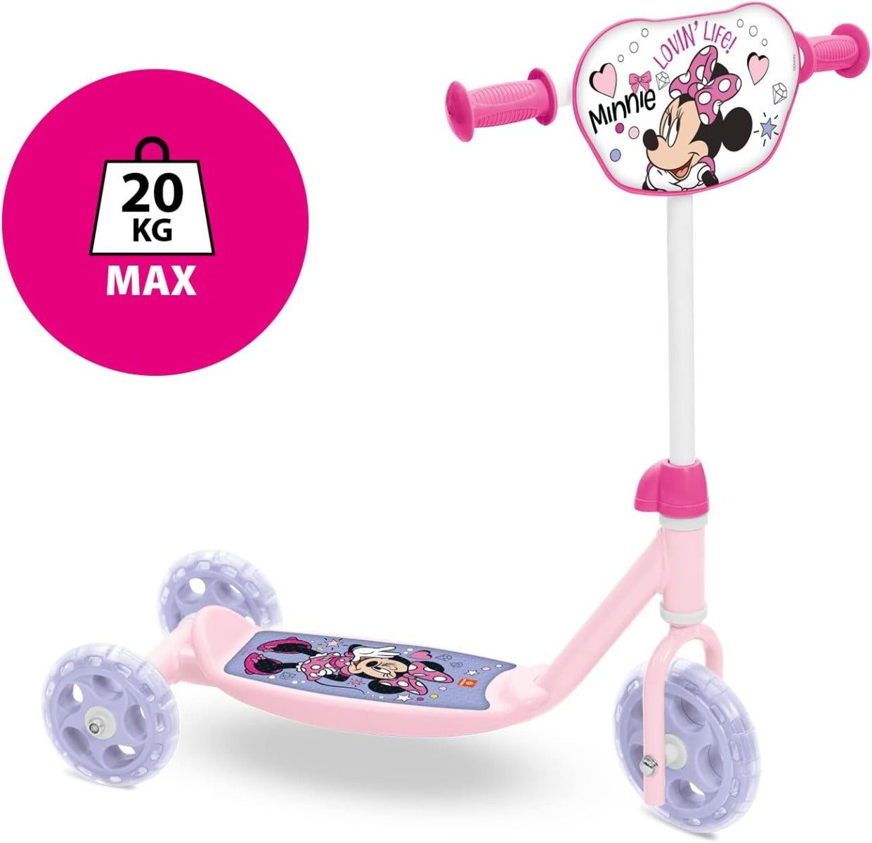 Buy Mondo My First Minnie 3 Wheels Baby Scooter | Yallatoys.com