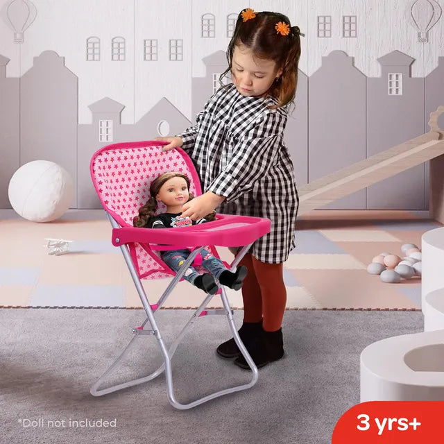 Buy Moon Baby Doll Highchair Pink | Yallatoys.com