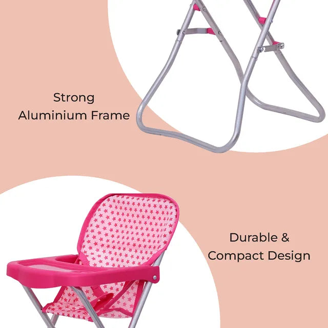 Buy Moon Baby Doll Highchair Pink | Yallatoys.com