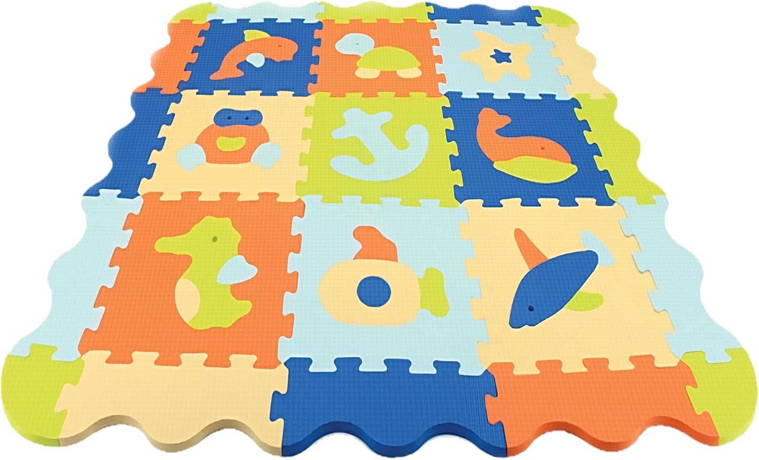 Buy Moon Puzzle Activity Floor Mat Ocean World 9pcs | Yallatoys.com