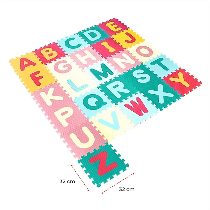 Buy Moon Puzzle Activity Floor Mat Alphabet 26pcs | Yallatoys.com