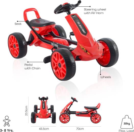Buy Moon Brizee Go Kart Red | Yallatoys.com
