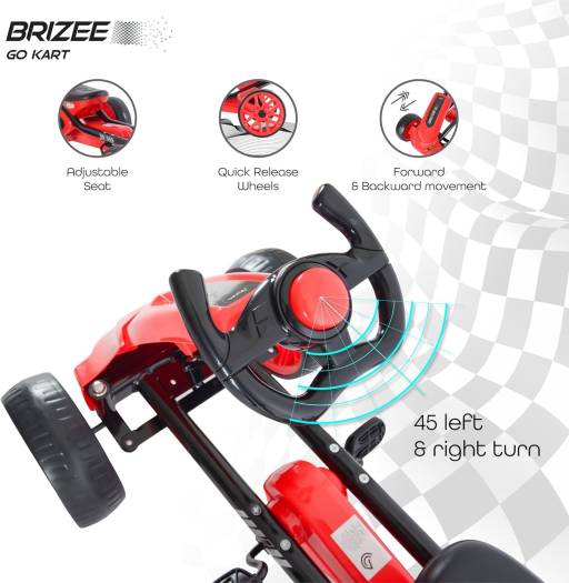 Buy Moon Brizee Go Kart Red | Yallatoys.com