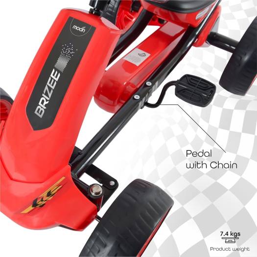 Buy Moon Brizee Go Kart Red | Yallatoys.com