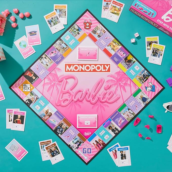 Buy Monopoly Barbie Edition Board Game | Yallatoys.com