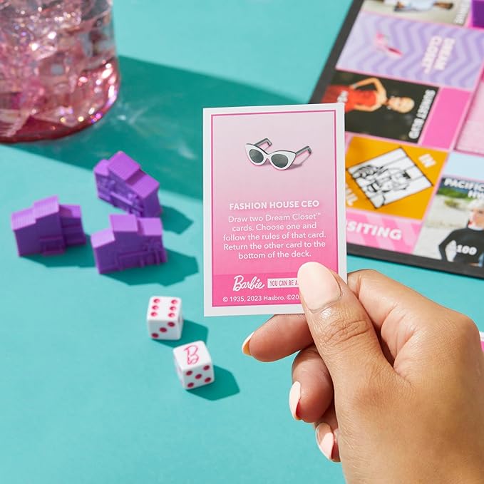 Buy Monopoly Barbie Edition Board Game | Yallatoys.com
