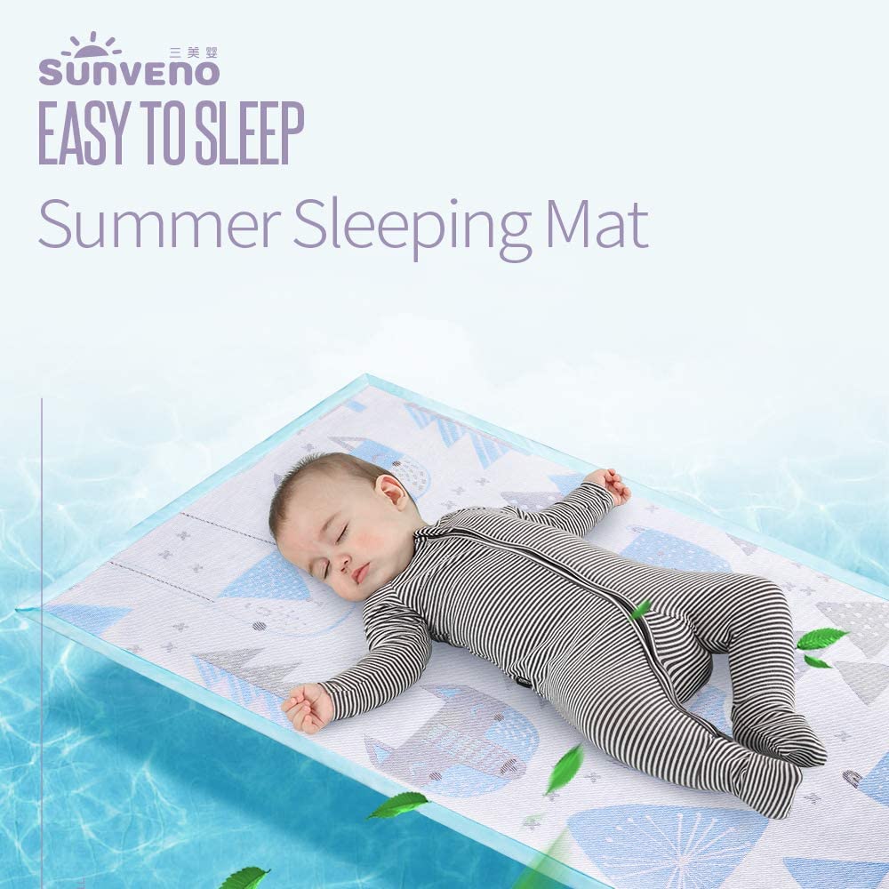 Sunveno Baby Mattress Protector Multipurpose Mat Blue L Sunveno Yallatoys