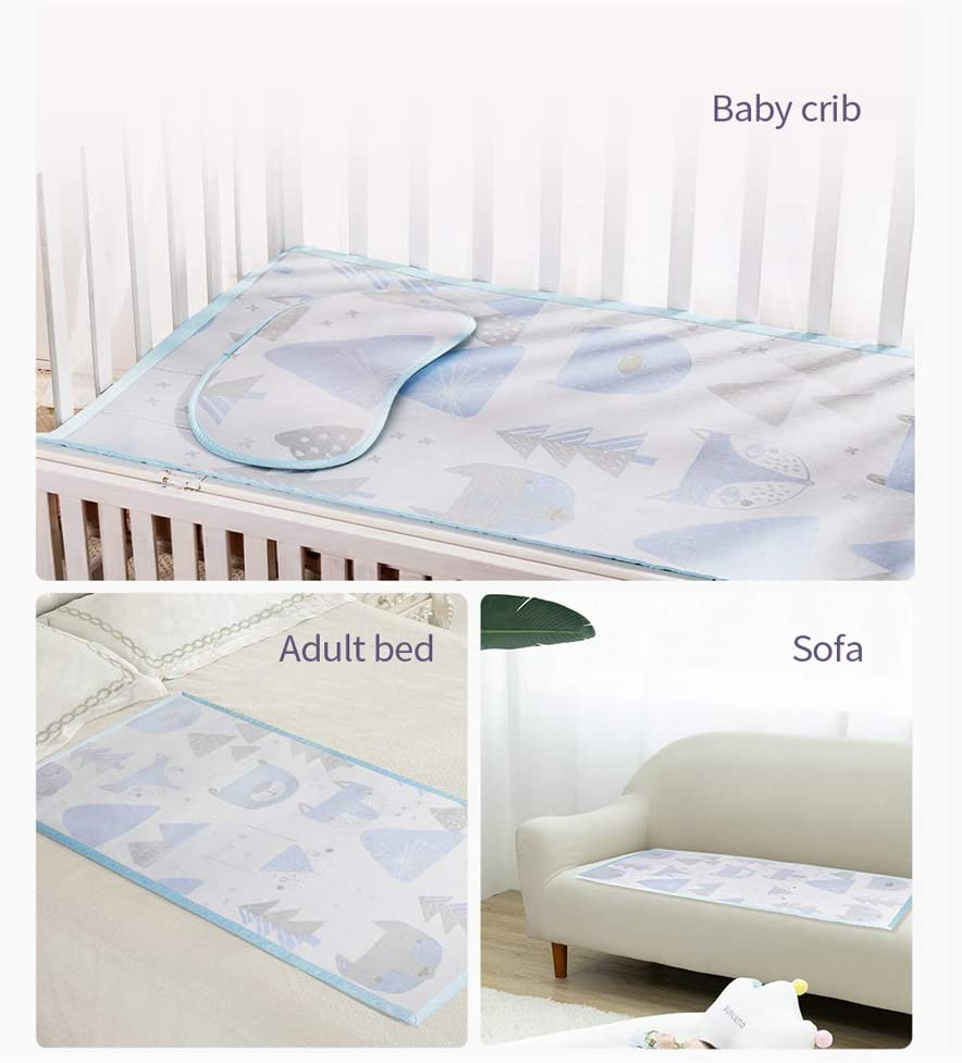 Sunveno Baby Mattress Protector Multipurpose Mat Blue L Sunveno Yallatoys