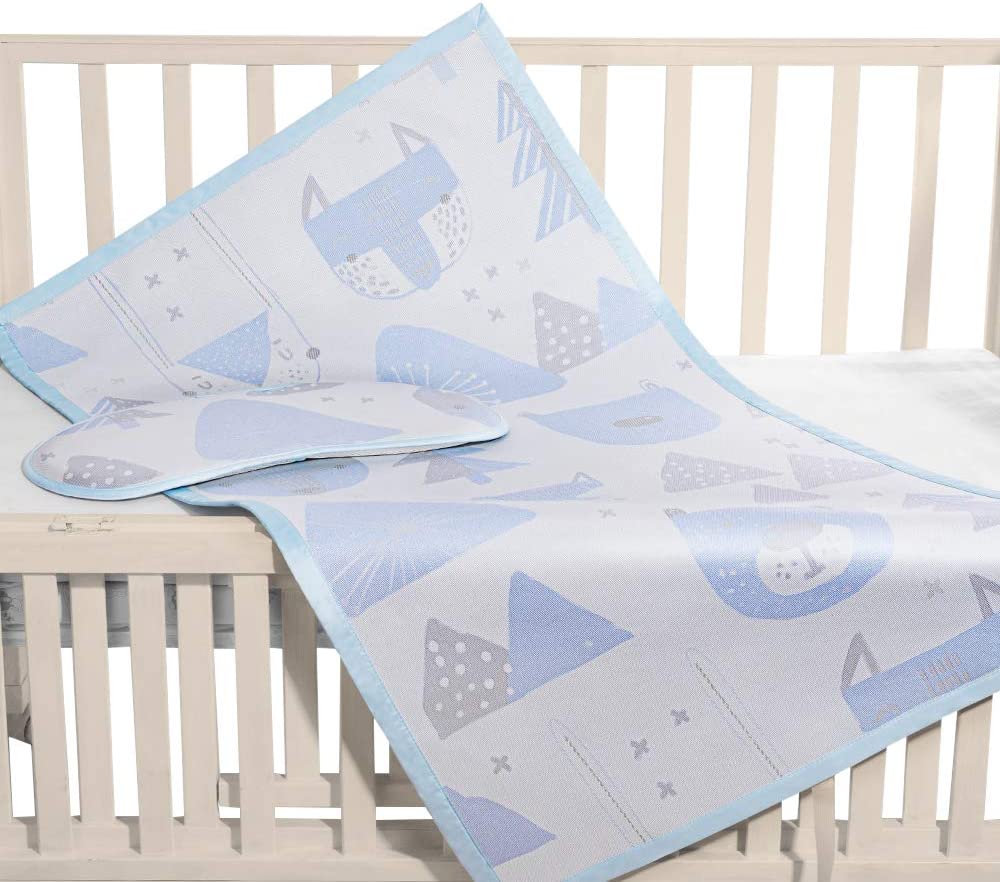 Sunveno Baby Mattress Protector Multipurpose Mat Blue L Sunveno Yallatoys
