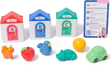 Buy Ms Rachel Official Learning Stacking House with 6 Surprises | Yallatoys.com