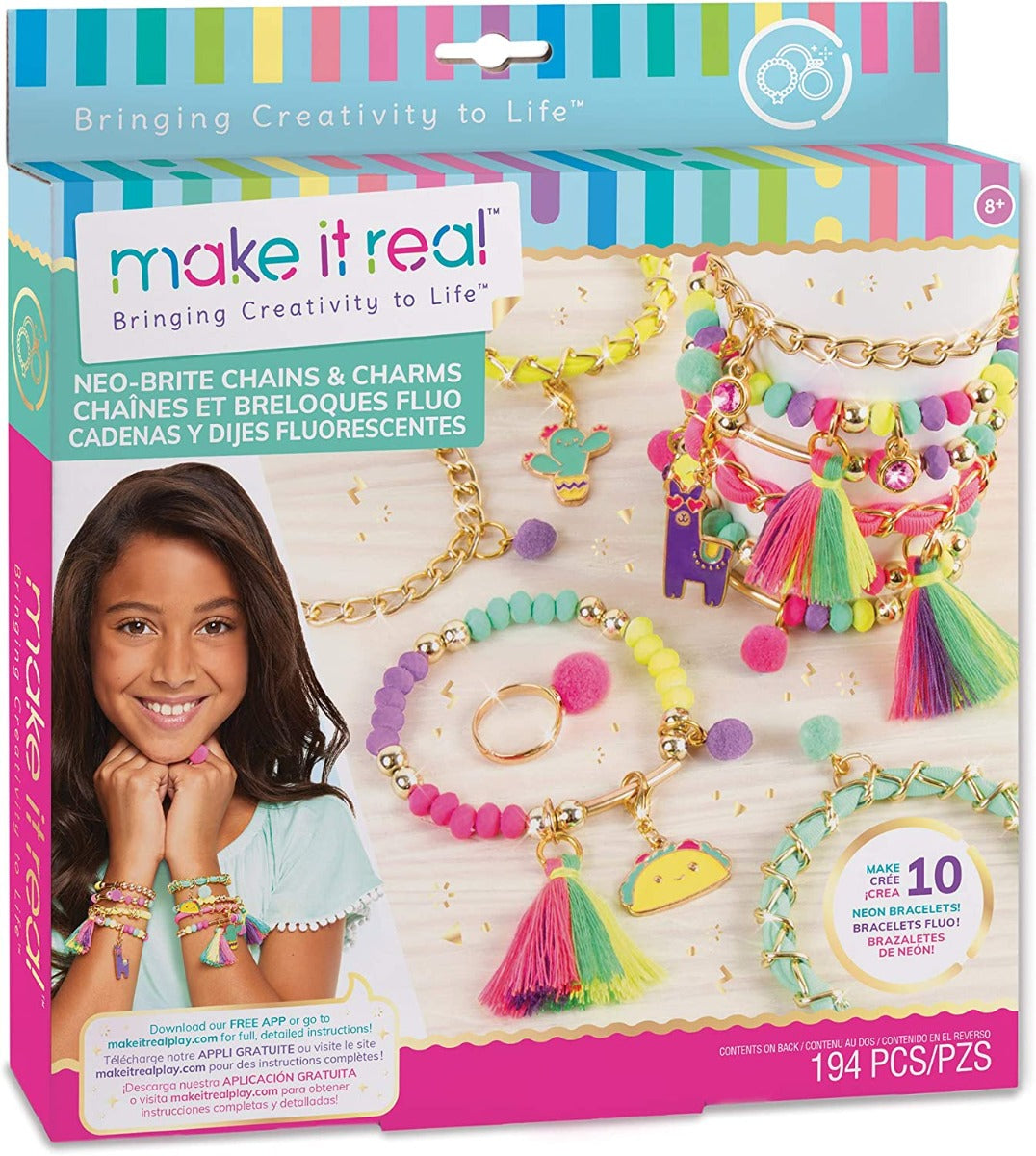 Buy Make It Real NeoBrite Chains & Charms | Yallatoys.com